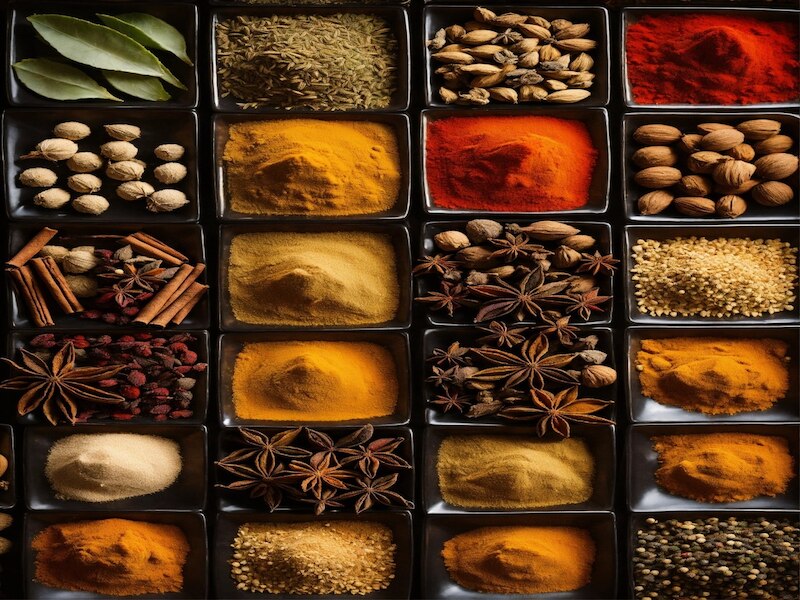 भूने मसाले को बारीक पीस लें