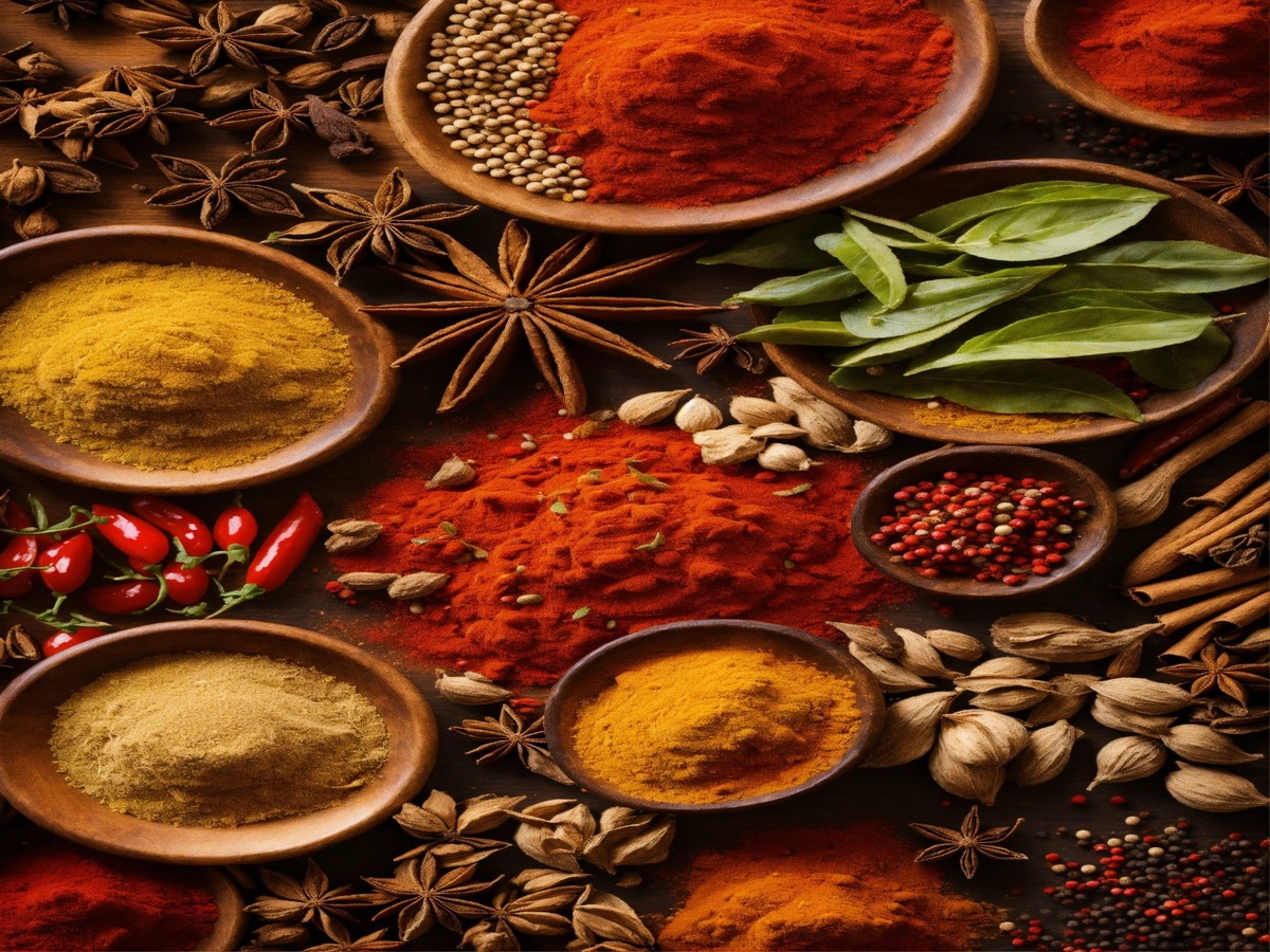 खड़े मसालों का क्वानटिटी