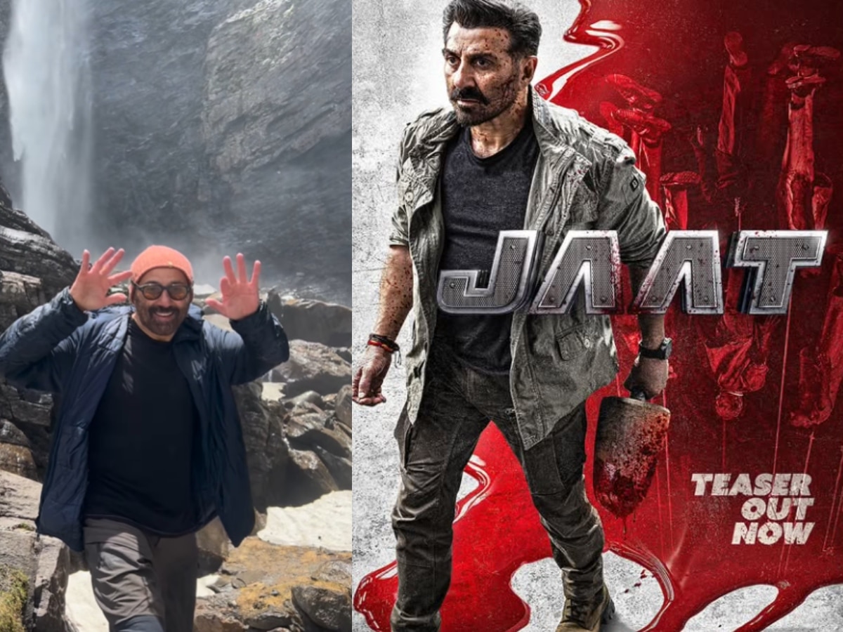 Jaat Teaser: एक बार फिर से बड़े पर्दे पर एक्शन करते नजर आएंगे सनी देओल, 'जाट' का टीजर आया सामने