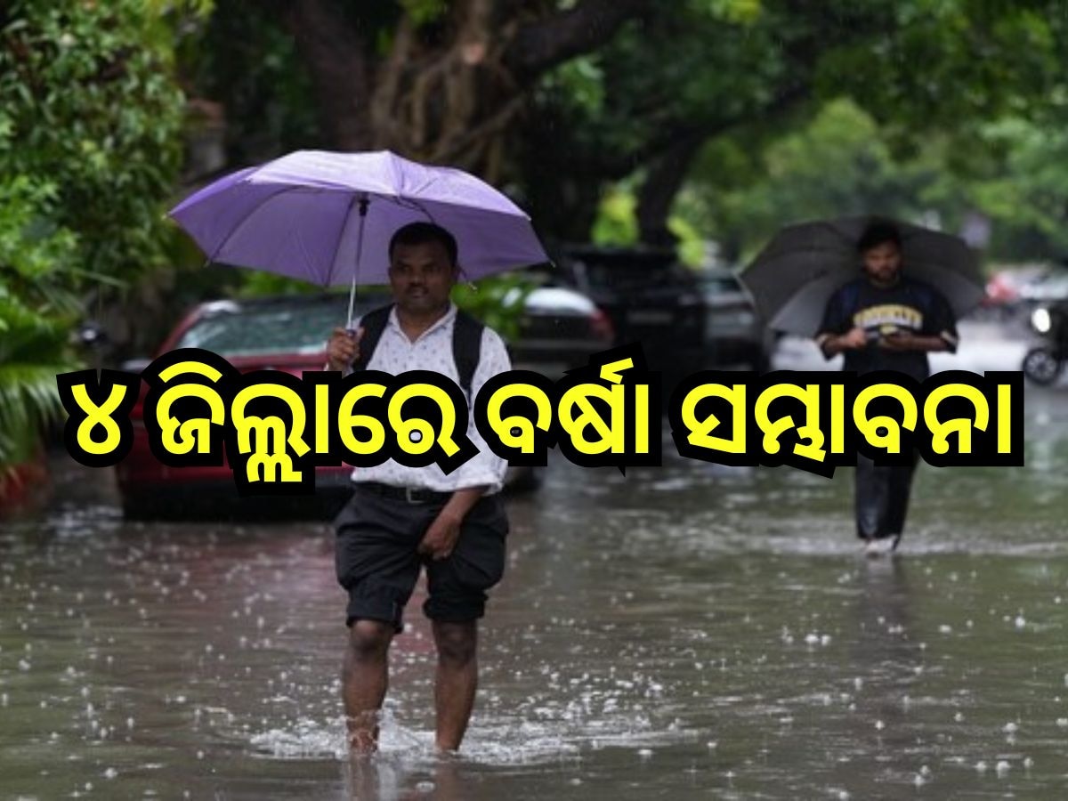 Weather Update: ଆସୁଛି ଆଉ ଏକ ଲଘୁଚାପ, ଆଜି ଏହିସବୁ ଜିଲ୍ଲାରେ ବର୍ଷା ସମ୍ଭାବନା