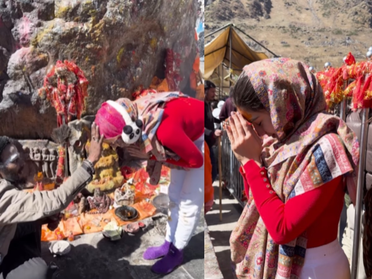 Kedarnath पहुंची बॉलीवुड एक्ट्रेस सारा अली खान, पोस्ट शेयर करते हुए कहा...