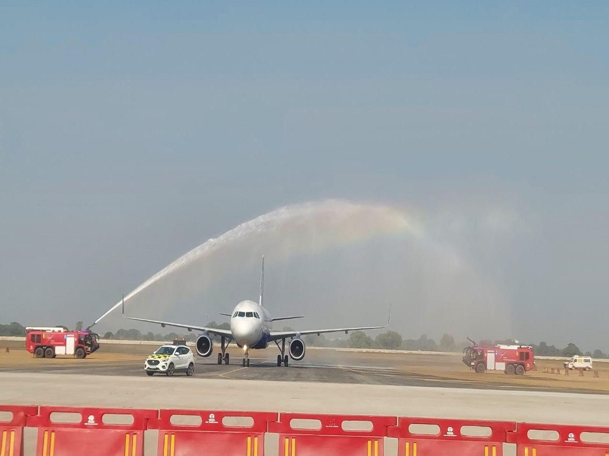 Noida Airport Trial Run Noida Airport Trial Run