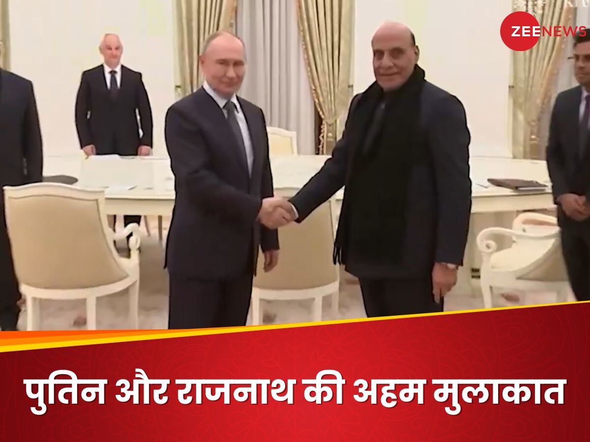 रूस में राष्ट्रपति पुतिन से मिले राजनाथ,  S-400 से लेकर चीन-पाक तक... किन-किन मुद्दों पर हुई बात?