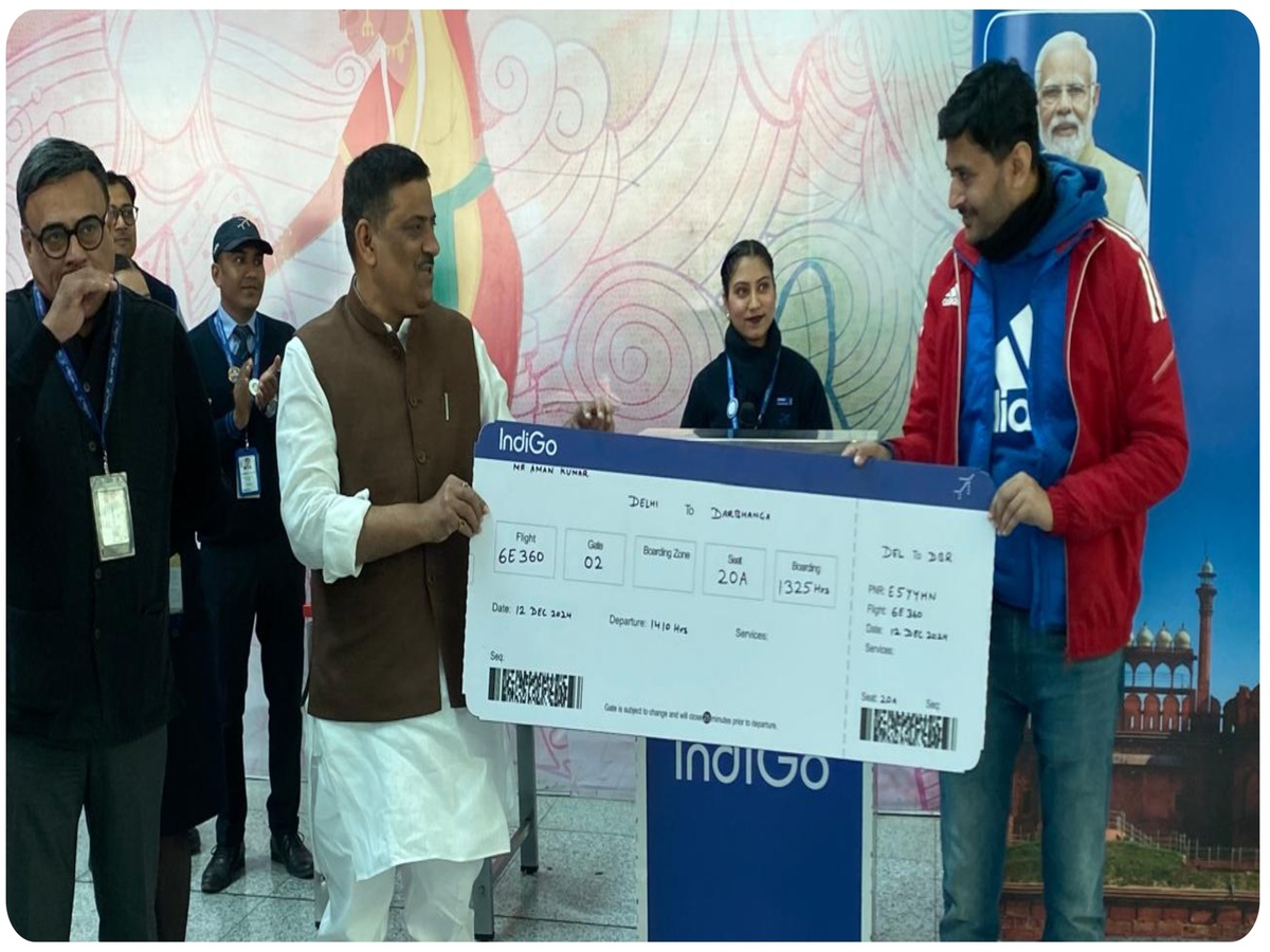 इंडिगो की दैनिक उड़ान