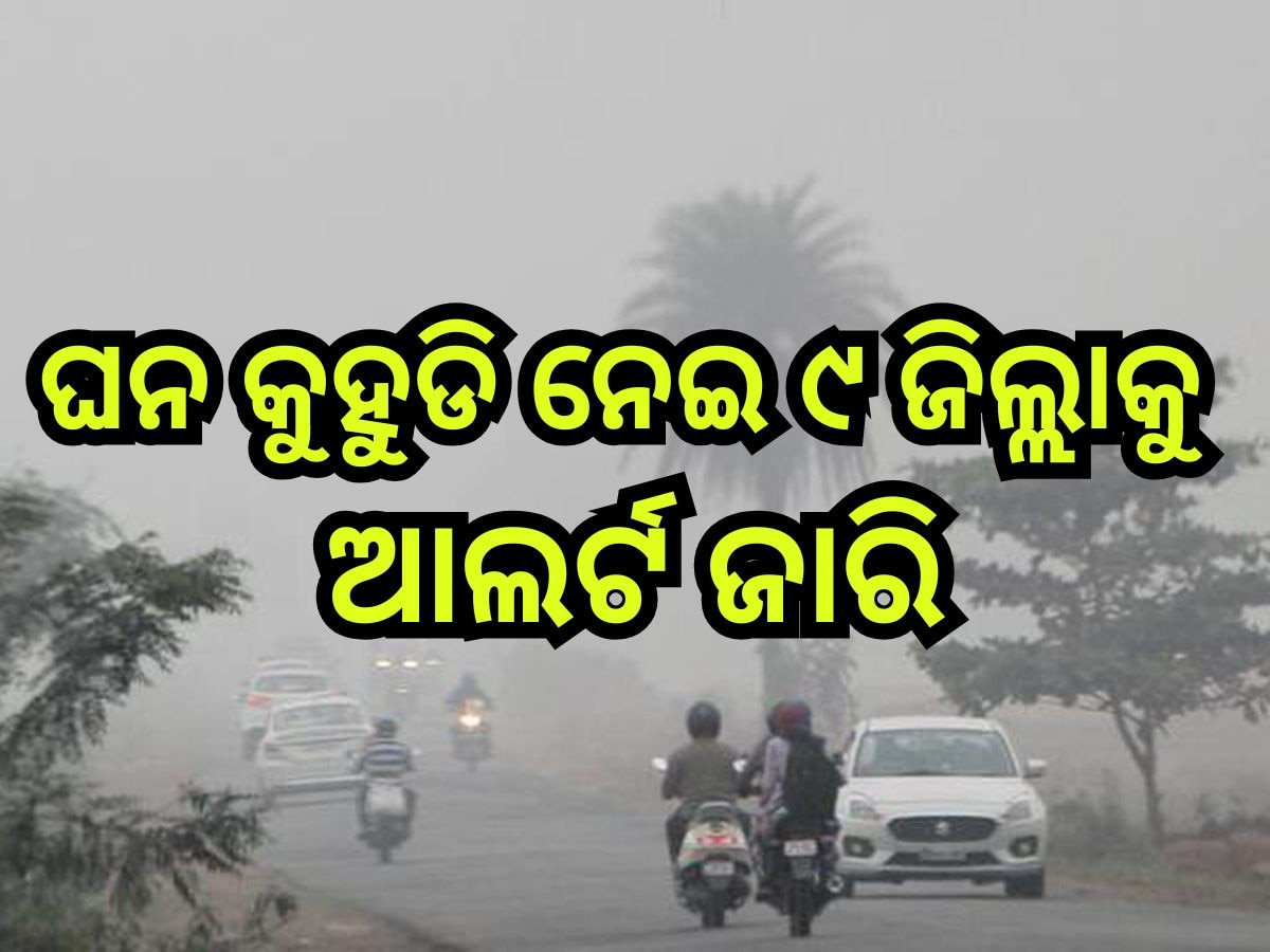 Weather Update: ଜାଡ଼ରେ ଥରୁଛି ସାରା ଓଡିଶା, ଘନ କୁହୁଡି଼ ନେଇ ଏହିସହୁ ଜିଲ୍ଲାକୁ ସତର୍କତା ଜାରି