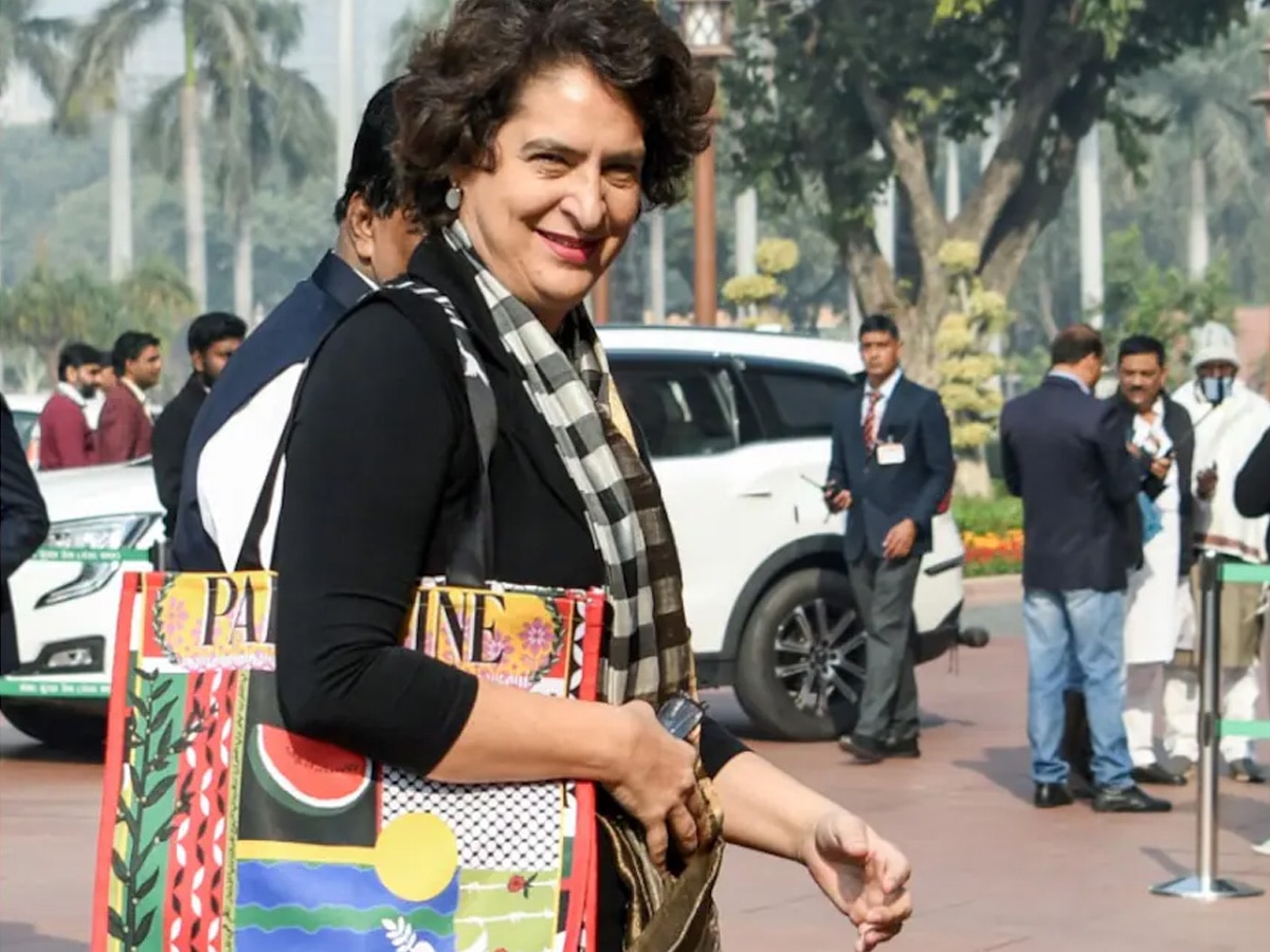 Priyanka Gandhi के फिलिस्तीन वाले बैग पर योगी का तंज, ऐसे दिया कांग्रेस नेता ने जवाब