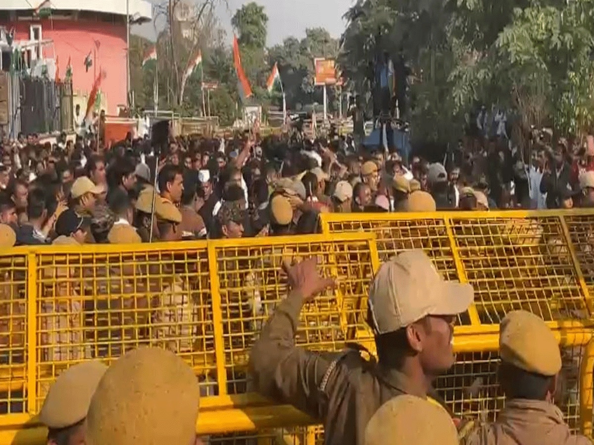 Rajasthan congress protests 