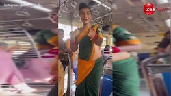 मुंबई लोकल में ट्रेन होस्टेस बनी किन्नर महिला, जबरदस्त तरीके से की अनाउंसमेंट; दिल जीत लेगा VIDEO
