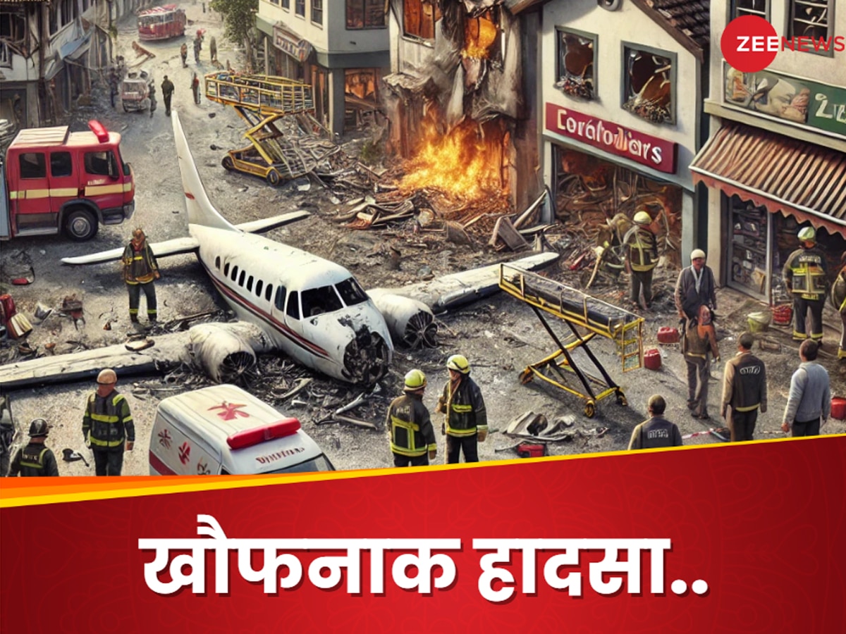 Brazil: घनी बस्ती में क्रैश हुआ विमान.. 10 लोगों की दर्दनाक मौत, चारों ओर दिखा तबाही का मंजर