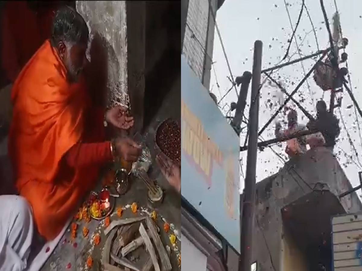 54 साल पुराने शिव मंदिर में पूजा के लिए पहुंचे हिदुओं पर इलाके के मुसलमानों ने की फूलों की बारिश! 