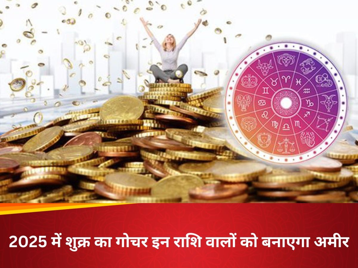 साल 2025 में 10 बार चाल बदलेगा शुक्र, इन 3 राशि वालों बना देगा धनवान!