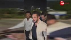 हाई सिक्योरिटी के साथ एयरपोर्ट पर स्पॉट हुए Salman Khan,छोटी बच्ची से यूं मिलाया हाथ