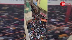 नए साल पर बांके बिहारी मंदिर में उमड़ा इतना जन सैलाब, श्रद्धालुओं की भीड़ के बीच ही फंस गई शव यात्रा; देखें VIDEO