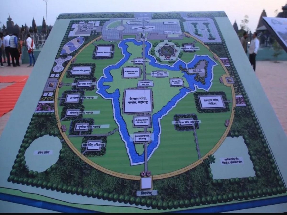 Shivalaya Park in prayagraj have 12 jyotirlinga statues near mahakumbh ...