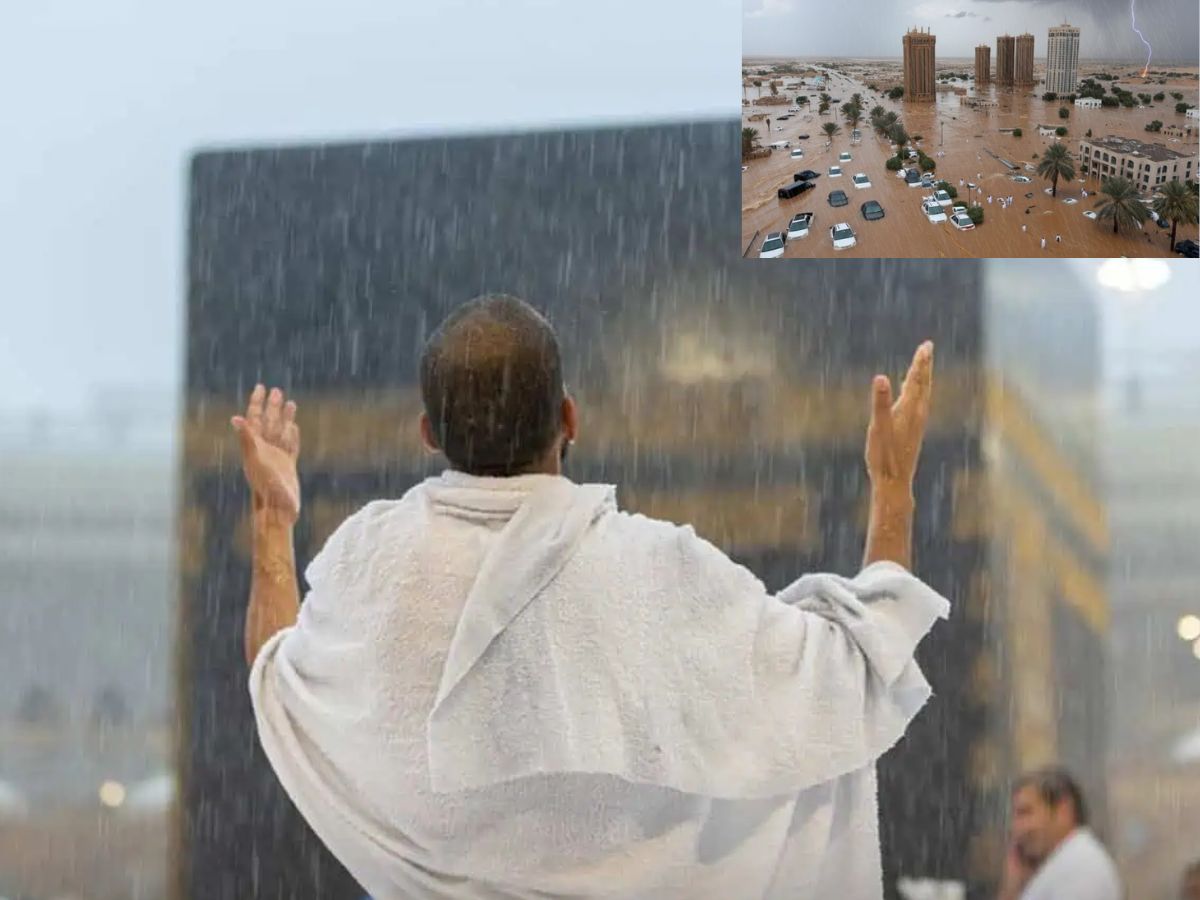 Madinah faces heavy rain high alert issued for Jeddah Mecca on amid ...