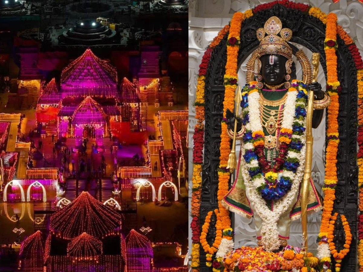 Ram Mandir: अयोध्या राम मंदिर की पहली वर्षगांठ पर सोने-चांदी के तारों से बनी पीतांबरी धारण करेंगे रामलला