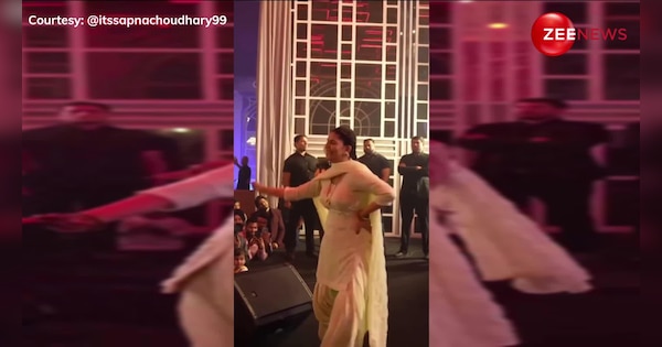 Haryana dancer Sapna Choudhary created a stir on stage with her dance moves fans went crazy | Sapna Choudhary के लटके-झटके देख फैंस का होश संभालना हुआ मुश्किल, चचा-ताऊ ने भी बजाईं सीटियां! | Zee News Hindi