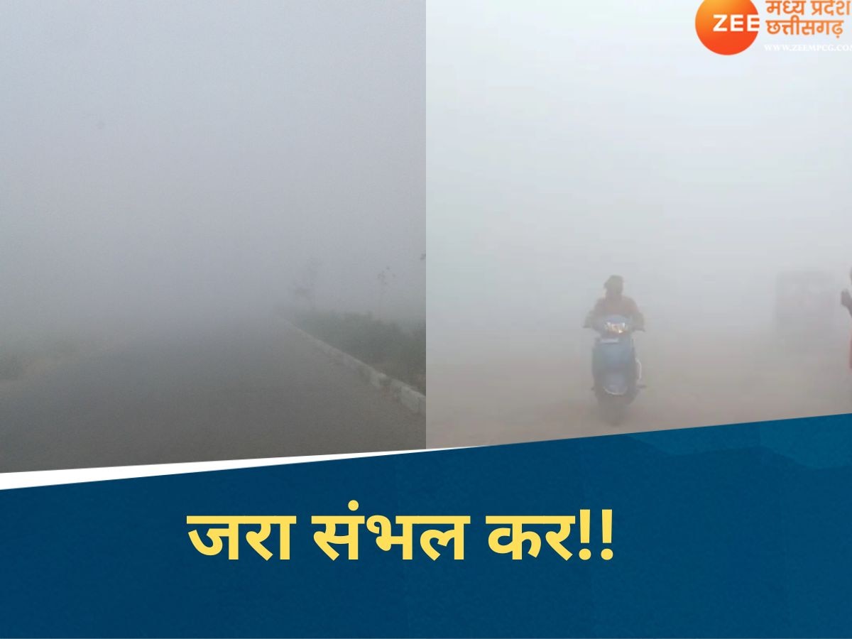 MP Weather: दो जिलों में कोहरे और बारिश से हाल बेहाल, विजिबिलिटी 20 मीटर, संभल कर निकलें घर से