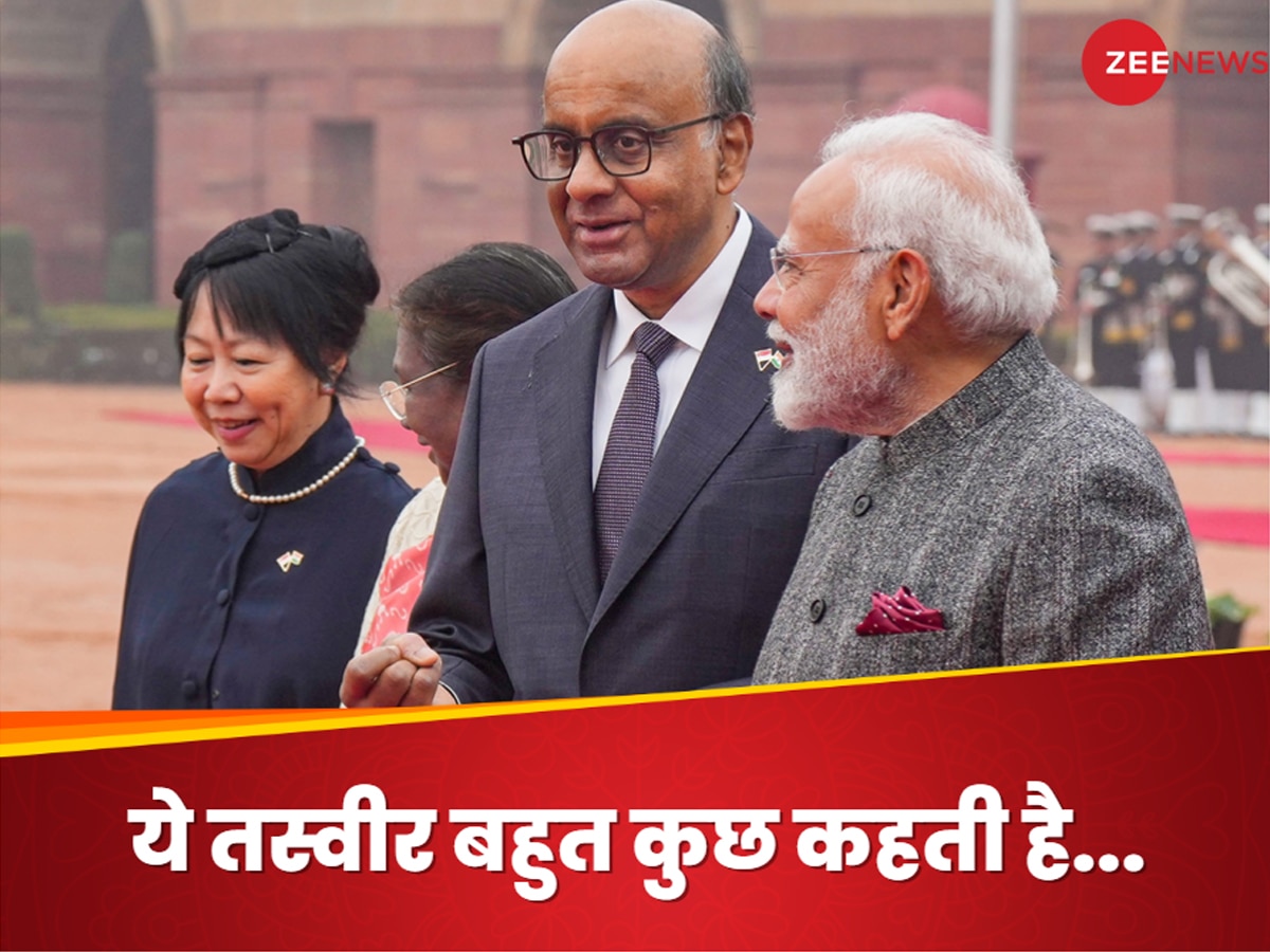 Singapore President: PM मोदी के बगल में खड़े शख्स को पहचानते हैं? एक देश के हैं राष्ट्रपति, पर सीने में भारत धड़कता है!