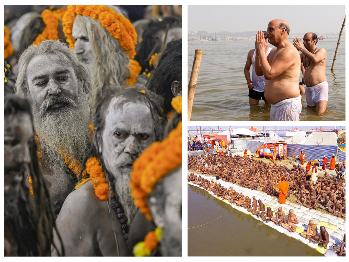 Mahakumbh 2025: Millions bathe, dignitaries visit, Sadhus initiated