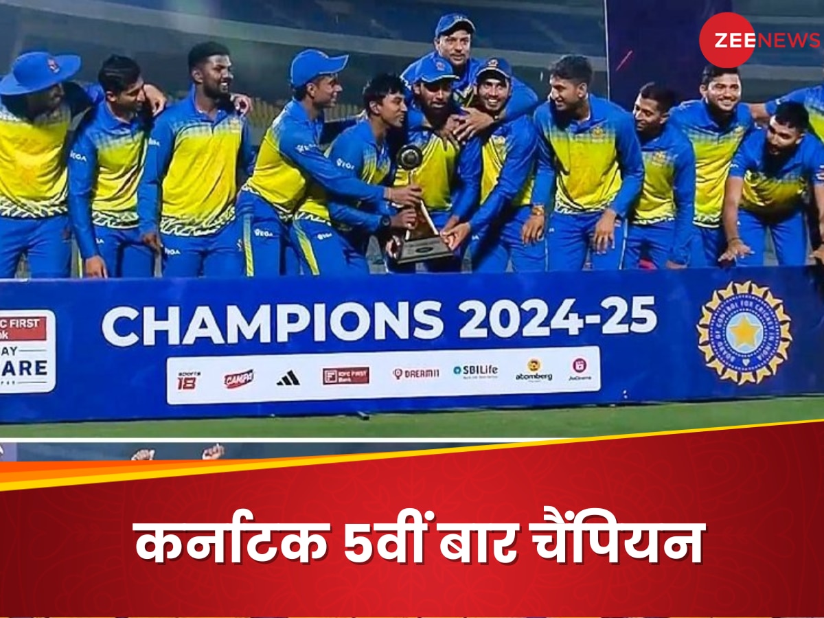 Vijay Hazare Trophy: नायर का टूटा ख्वाब... मयंक अग्रवाल की कर्नाटक ने जीता विजय हजारे ट्रॉफी का खिताब, 5वीं बार चैंपियन