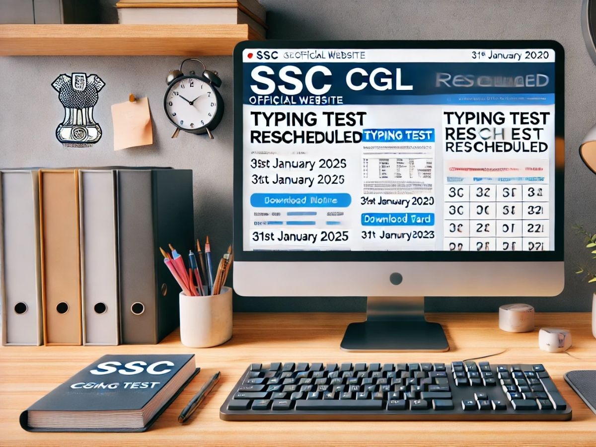 SSC CGL टाइपिंग टेस्ट कैंसिल; नई तारीख का ऐलान, अब इस दिन होगी परीक्षा, रिवाइज्ड एडमिट कार्ड यहां से करें डाउनलोड