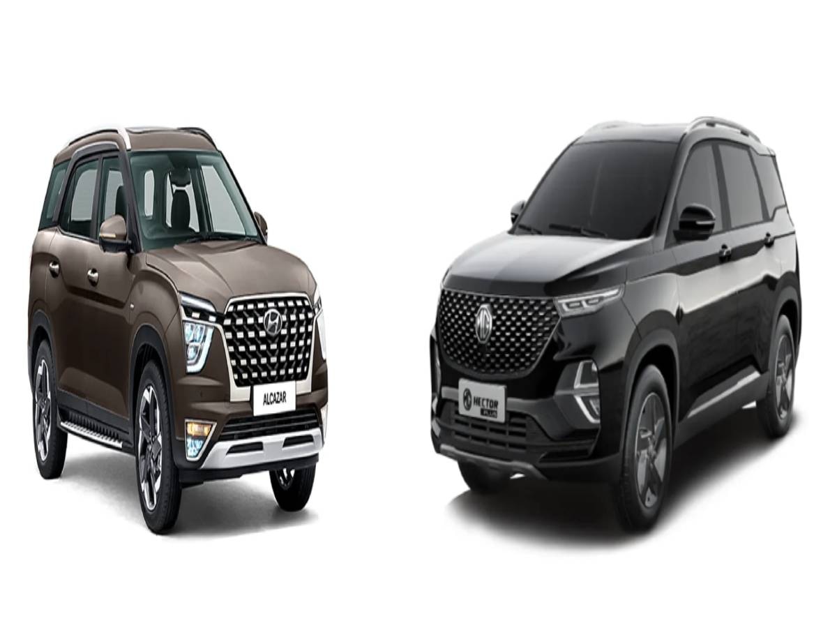 Hyundai Alcazar vs MG Hector Plus: 7-सीटर कार खरीदना है, लेकिन समझ नहीं आ रहा कौन सा लें, तो यहां देखें!