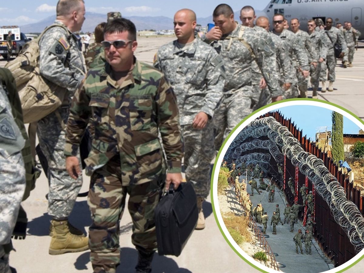 trump send 1500 extra troops on US mexico border to stop migrants ...