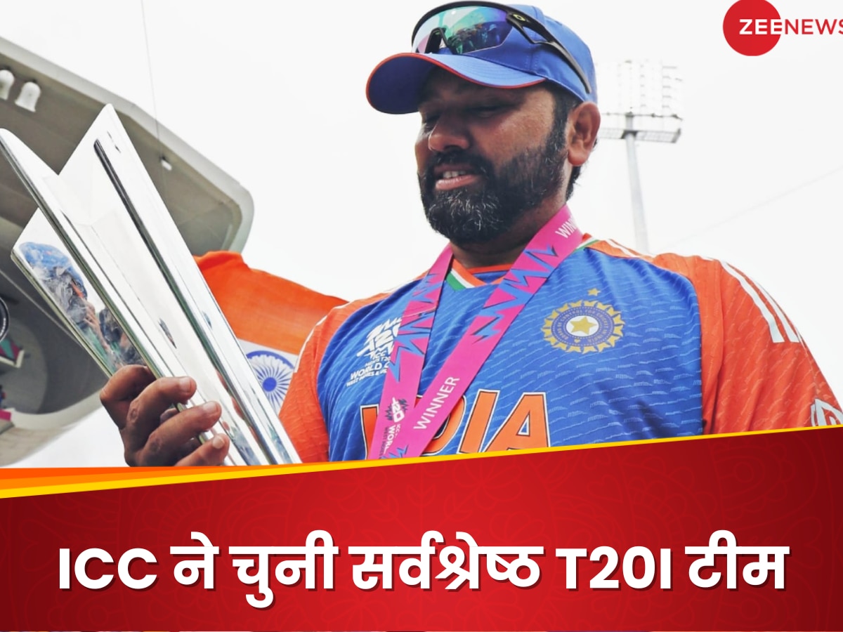 ICC ने भी माना रोहित शर्मा हैं T20I के सर्वश्रेष्ठ कप्तान, 2024 की बेस्ट टीम में भारतीयों का दबदबा