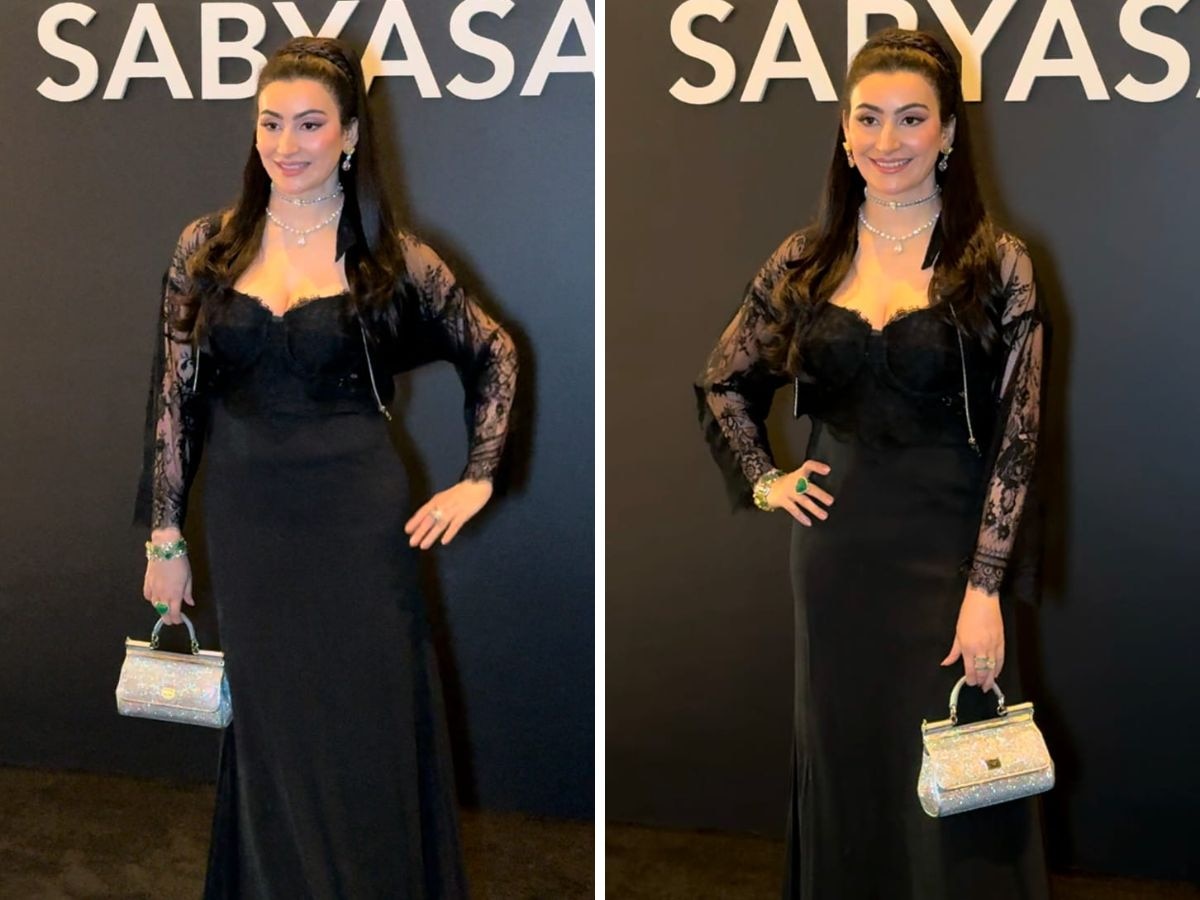 ब्लैक आउटफिट में शालिनी पासी