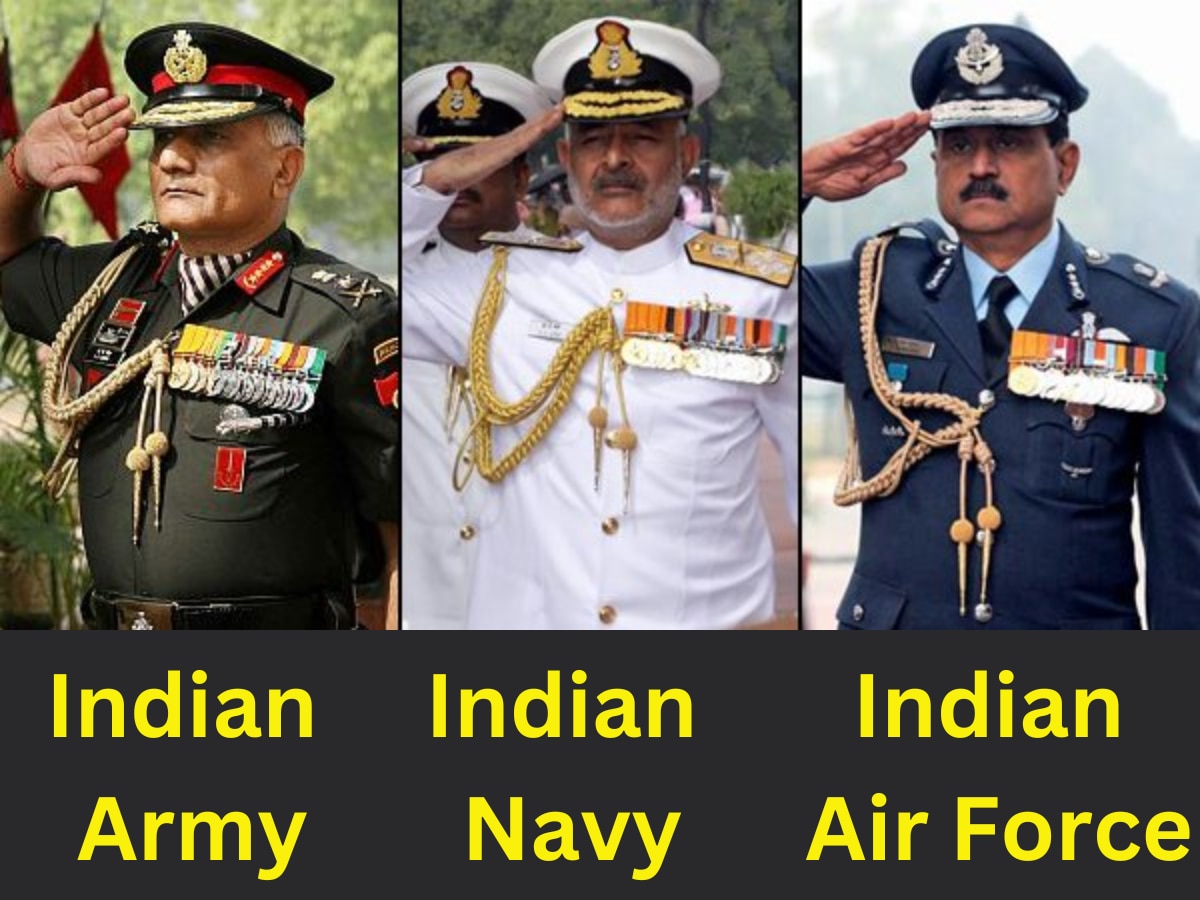 आखिर क्यों होता है इंडियन Army, Navy और Air Force के सैल्यूट में अंतर? खास है वजह