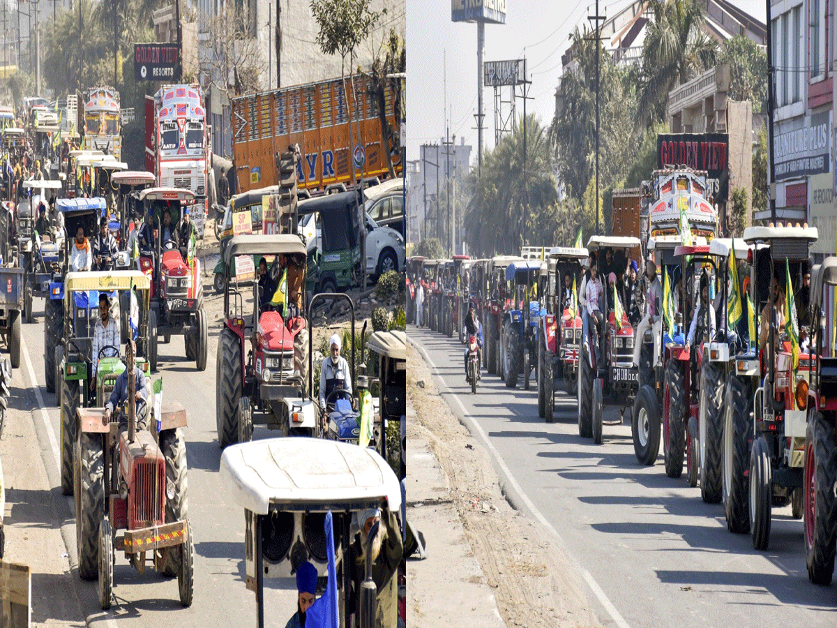 26 जनवरी के दिन ये ट्रैक्टर परेड कहां निकली? सरकार को दी चेतावनी 26 जनवरी के दिन ये ट्रैक्टर परेड कहां निकली? सरकार को दी चेतावनी