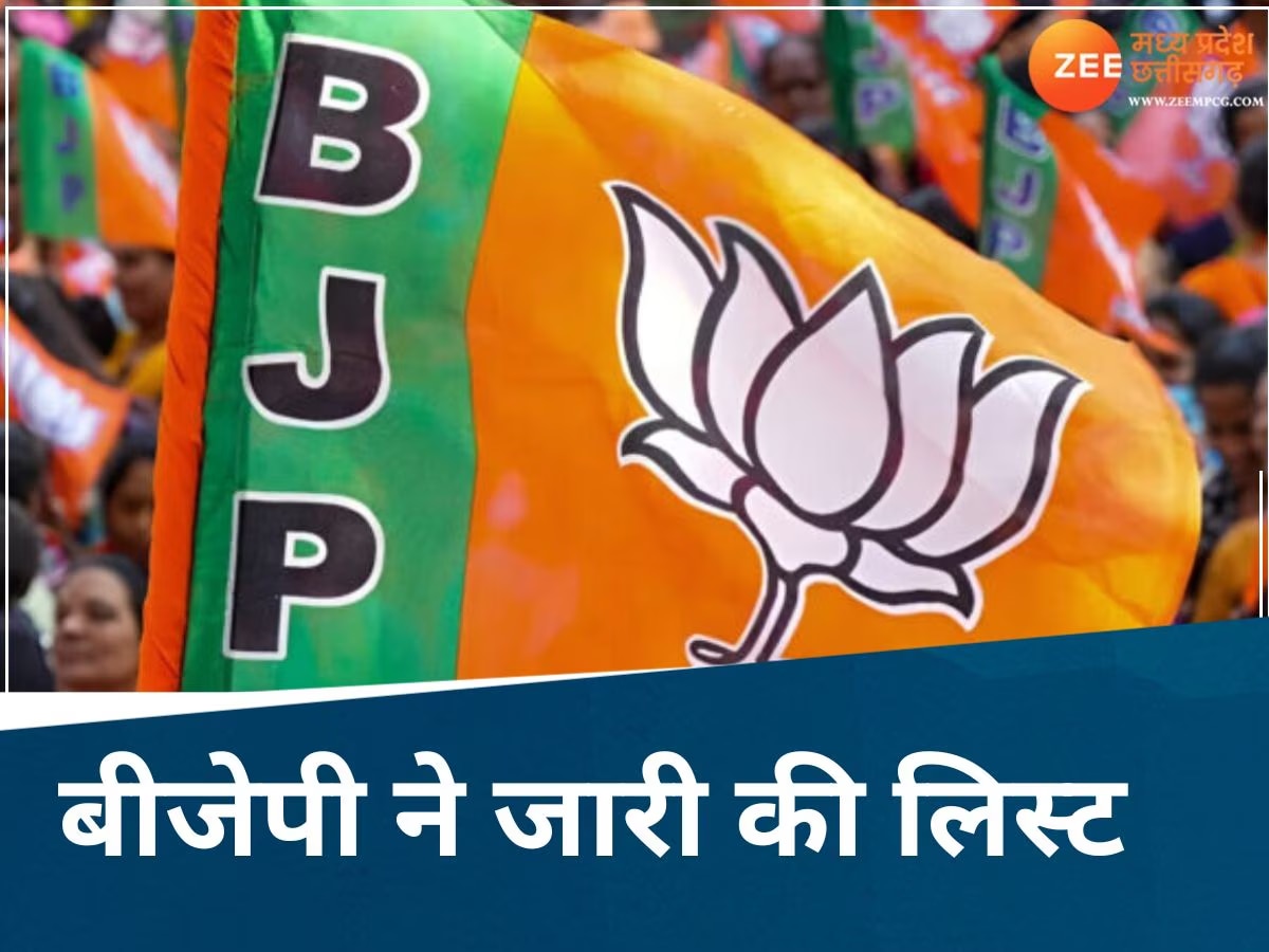 छत्तीसगढ़ नगर निगम चुनाव में BJP की नई लिस्ट जारी, इन नेताओं मिली बड़ी जिम्मेदारी