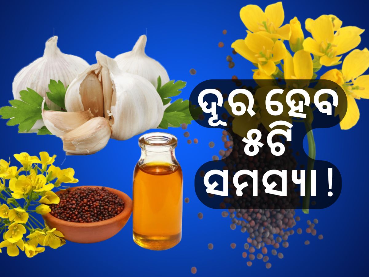 ସୋରିଷ ତେଲରେ ରସୁଣ ମିଶାଇ ଲଗାଇଲେ ଦୂର ହେବ ଏହି ୫ ସମସ୍ୟା ସୋରିଷ ତେଲରେ ରସୁଣ ମିଶାଇ ଲଗାଇଲେ ଦୂର ହେବ ଏହି ୫ ସମସ୍ୟା