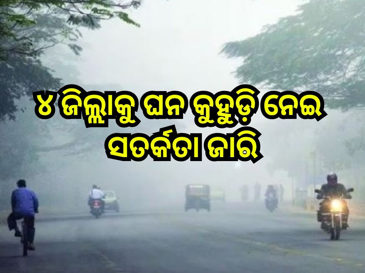 Weather Update: ଫେବୃଆରୀ ଆରମ୍ଭରୁ ମୁଣ୍ତଫଟା ଖରା, ଆଜି ୪ ଜିଲ୍ଲାକୁ ଘନ କୁହୁଡି଼ ନେଇ ସତର୍କତା ଜାରି