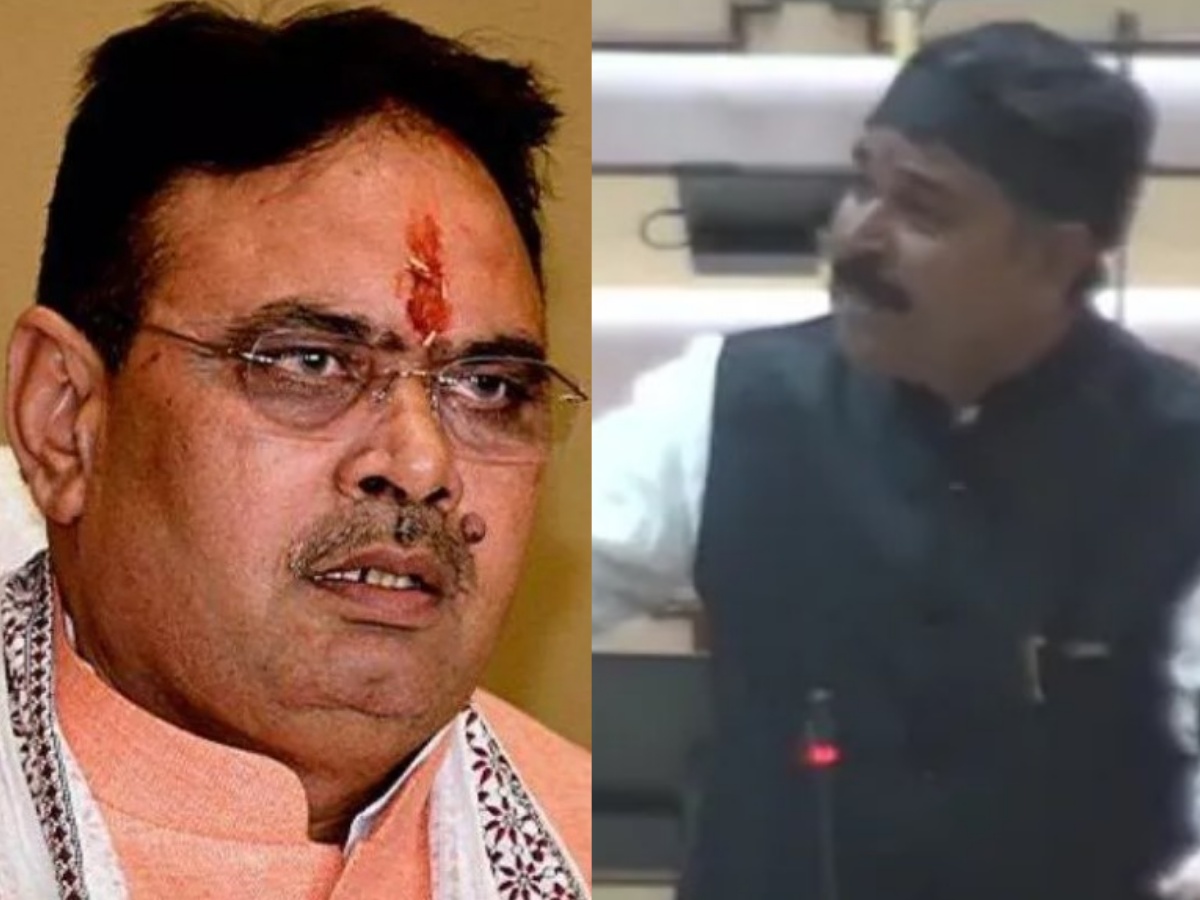 Rajasthan Budget Session: किरोड़ी लाल के 'फोन टैप' मामले को विधानसभा में हंगामा, टीकाराम जूली ने मांग लिया CM का इस्तीफा Rajasthan Budget Session: किरोड़ी लाल के 'फोन टैप' मामले को विधानसभा में हंगामा, टीकाराम जूली ने मांग लिया CM का इस्तीफा