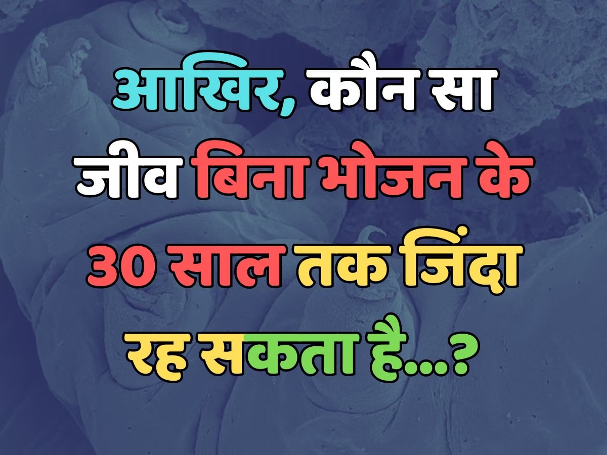 Trending Quiz: ऐसा कौन सा जीव है जो बिना भोजन के 30 साल तक जीवित रह सकता है? जानें हैरान करने वाला वजह