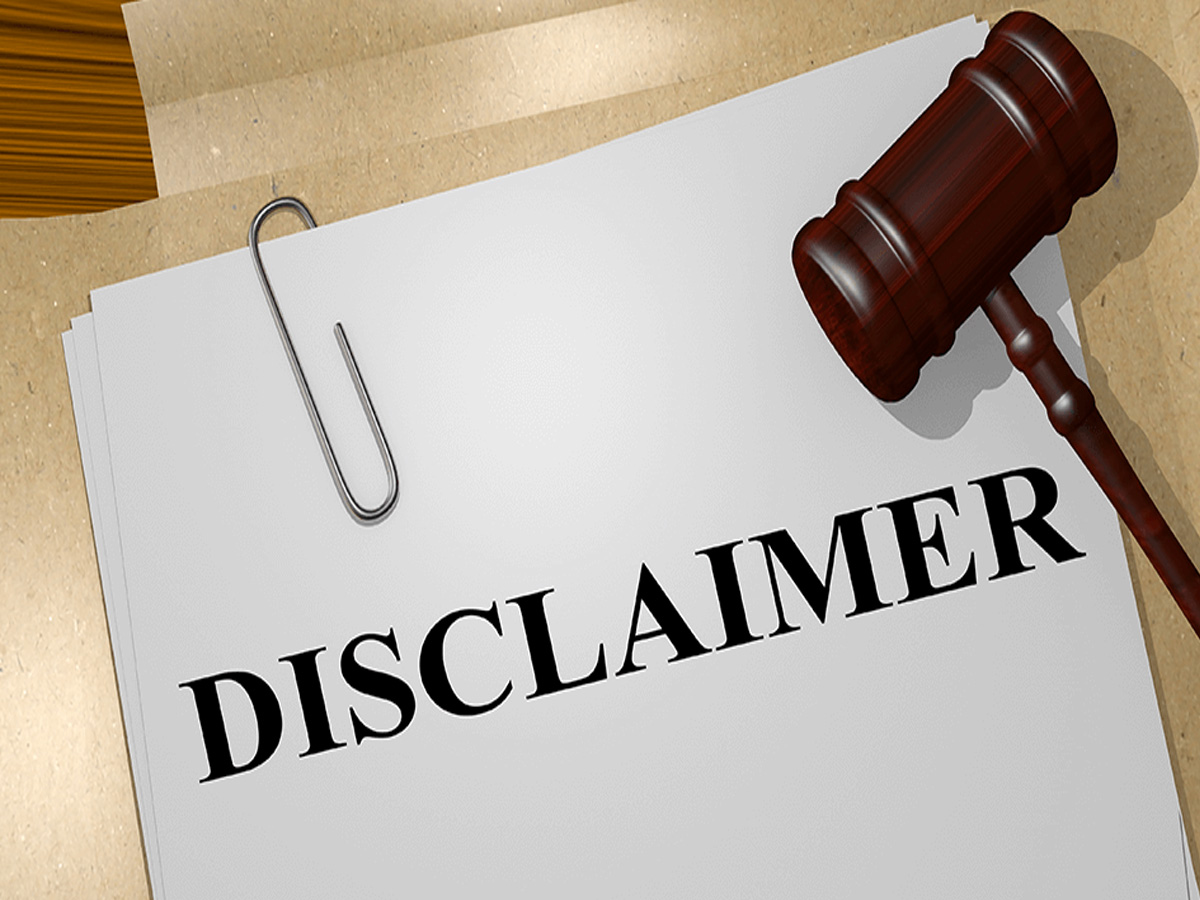 Disclaimer