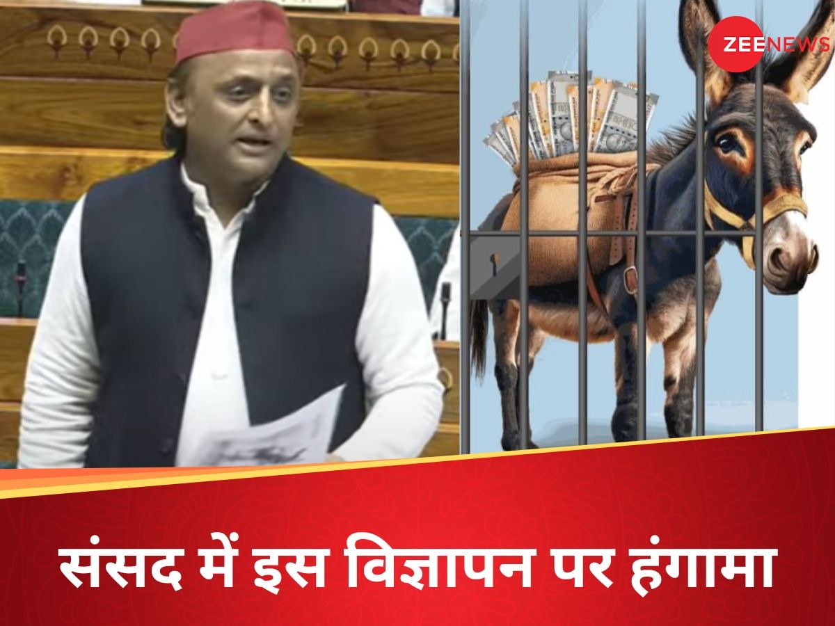 Akhilesh Yadav: उस विज्ञापन में 'गधा' किसे दिखाया गया? अखिलेश यादव ने संसद में उठाया मुद्दा