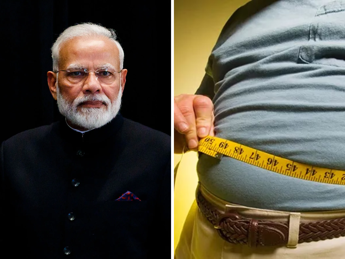 PM Modi told 4 big weapons to fight obesity without much effort fat ...