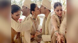 सात जन्मों के लिए प्रिया बनर्जी के हुए प्रतीक बब्बर, मंडप में किया Lip Kiss, PHOTOS