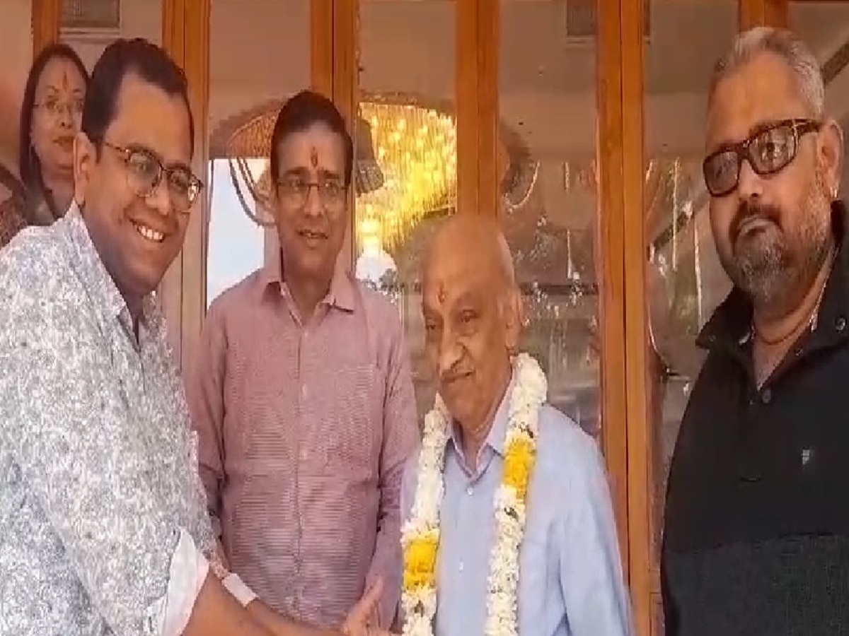 Former ISRO Chief AS Kiran Visits Goenka Temple