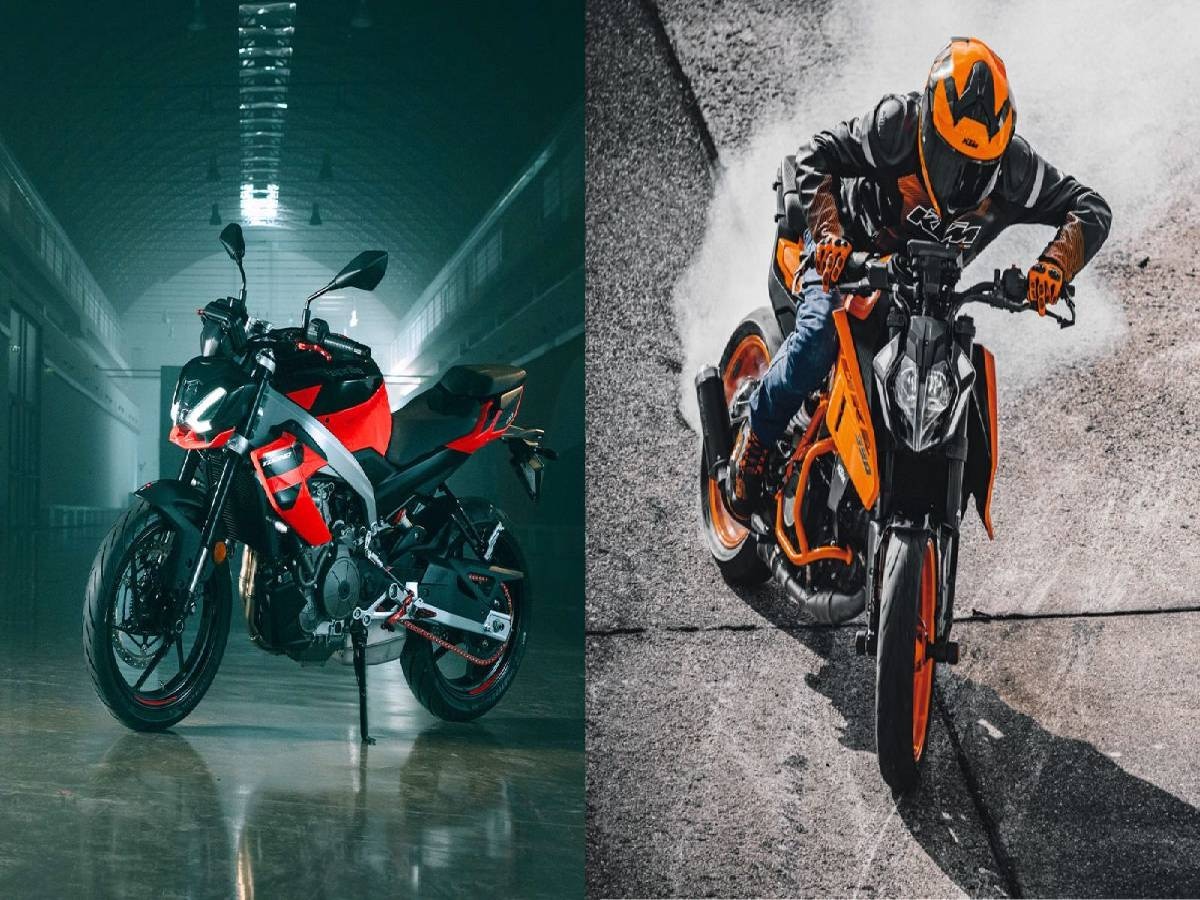 Aprilia Tuono 457 Vs KTM Duke 390 में कौन सी बाइक है आपके लिए बेस्ट, कीमत से लेकर इंजन तक की सारी जानकारी मिलेगी यहां! 