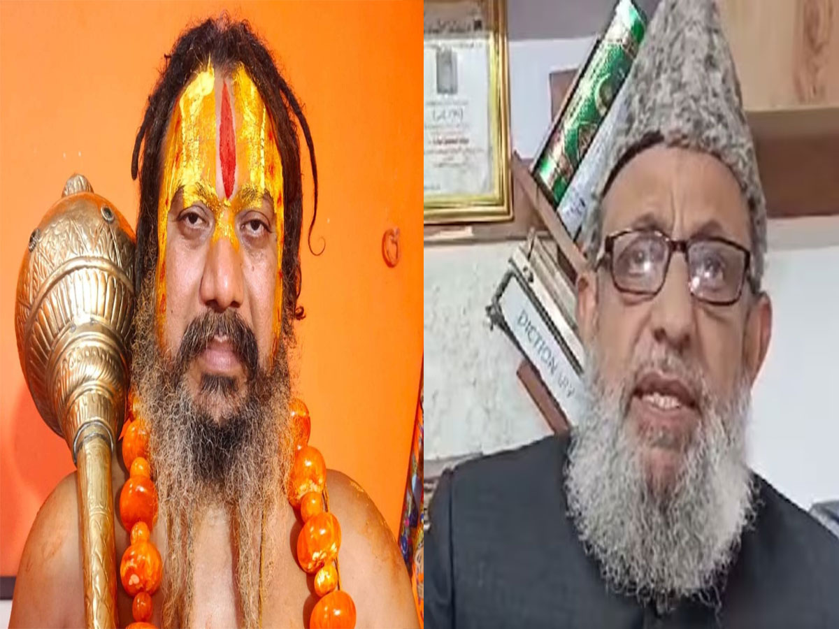 संतों ने मौलाना को दी हिन्दू राष्ट्र बनने पर औकात पता चलने की धमकी; होली में बैन पर विवाद संतों ने मौलाना को दी हिन्दू राष्ट्र बनने पर औकात पता चलने की धमकी; होली में बैन पर विवाद