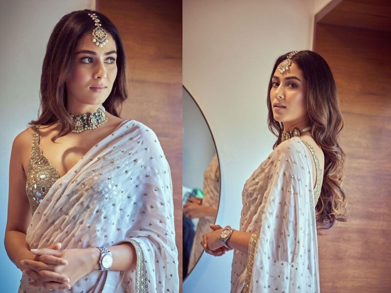 fashion tips trendy blouse and saree design of meera rajput | साड़ी में ...