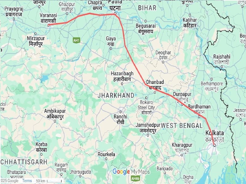 varanasi howrah high speed rail route map fare speed Latest Updates ...