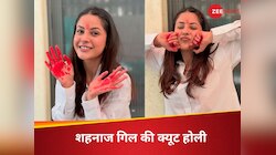 शहनाज ने खुद को लगाया रंग, शेयर की होली की 5 क्यूट फोटोज