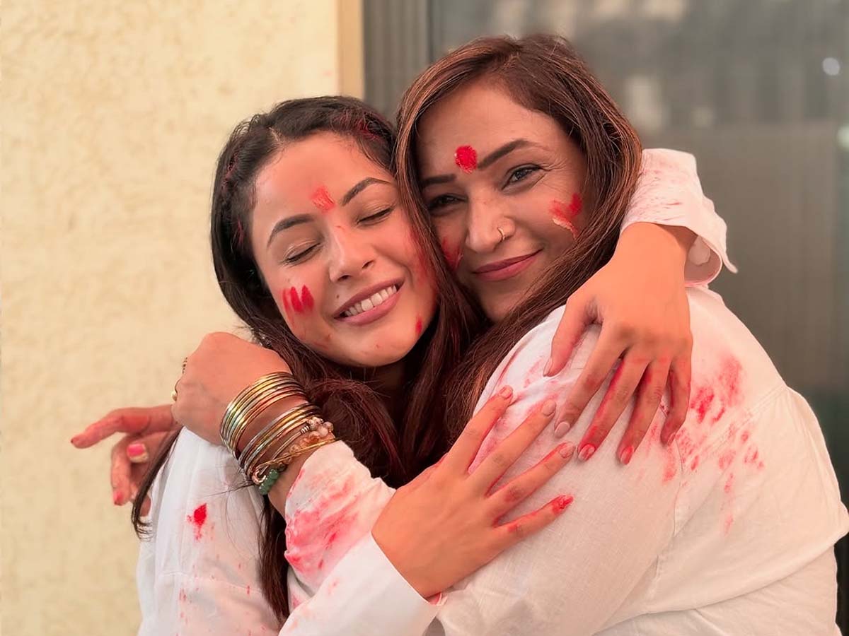 शहनाज गिल ने यूं दी होली की बधाई