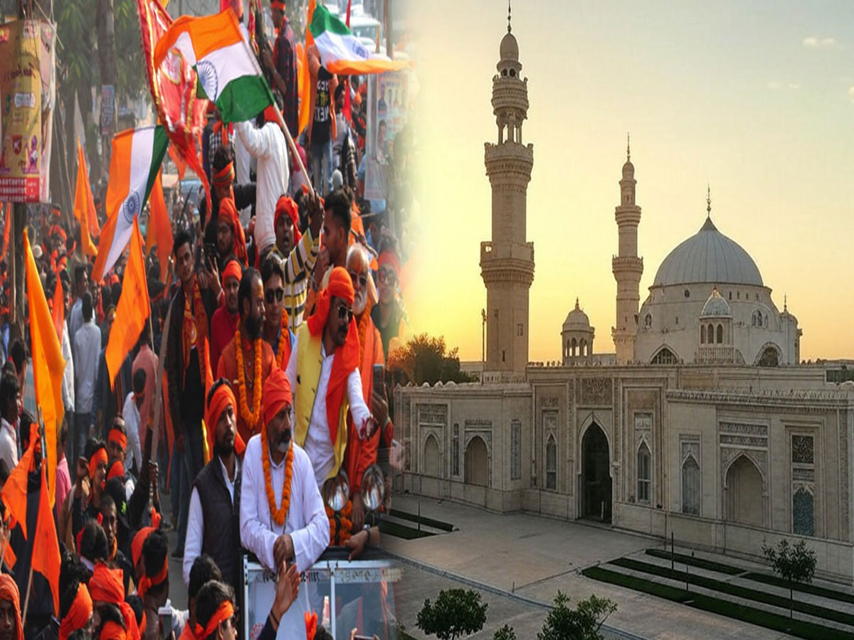 UP News: भदोही में बन रही मस्जिद को लेकर हिंदू संगठनों ने काटा बवाल, दे डाली चेतावनी UP News: भदोही में बन रही मस्जिद को लेकर हिंदू संगठनों ने काटा बवाल, दे डाली चेतावनी