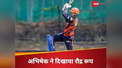 IPL से पहले ही अभिषेक शर्मा की 'तोड़फोड़' शुरू, कांच के टुकड़े-टुकड़े कर दिए - VIDEO